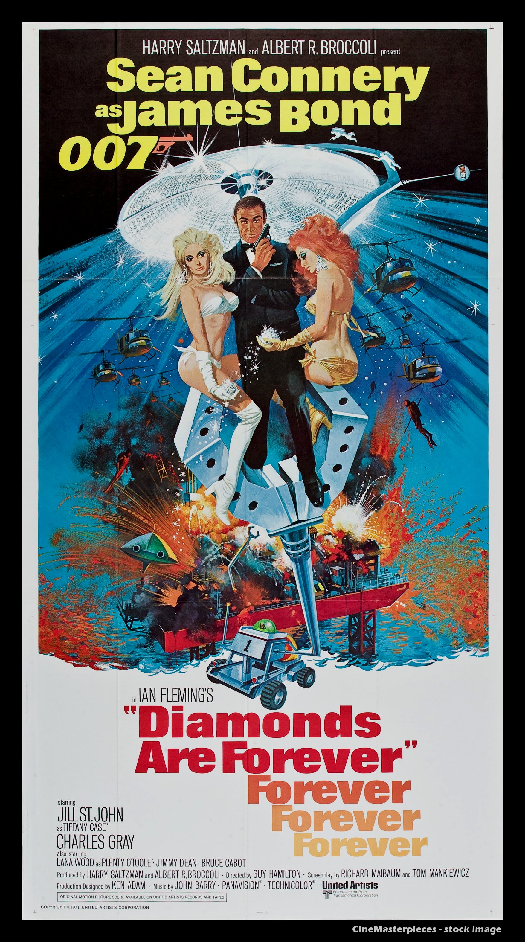 &quot;Diamonds Are Forever&quot; directed by Guy Hamilton / 3rd