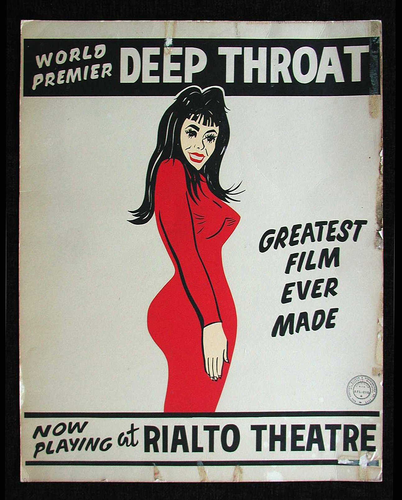 Deep Throat Cinemasterpieces Original X Rated Adult Porn Movie Poster Ebay