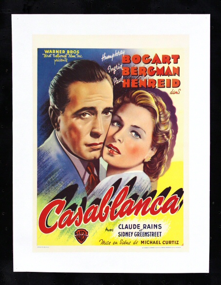 CASABLANCA CineMasterpieces BELGIUM ORIGINAL VINTAGE MOVIE ...