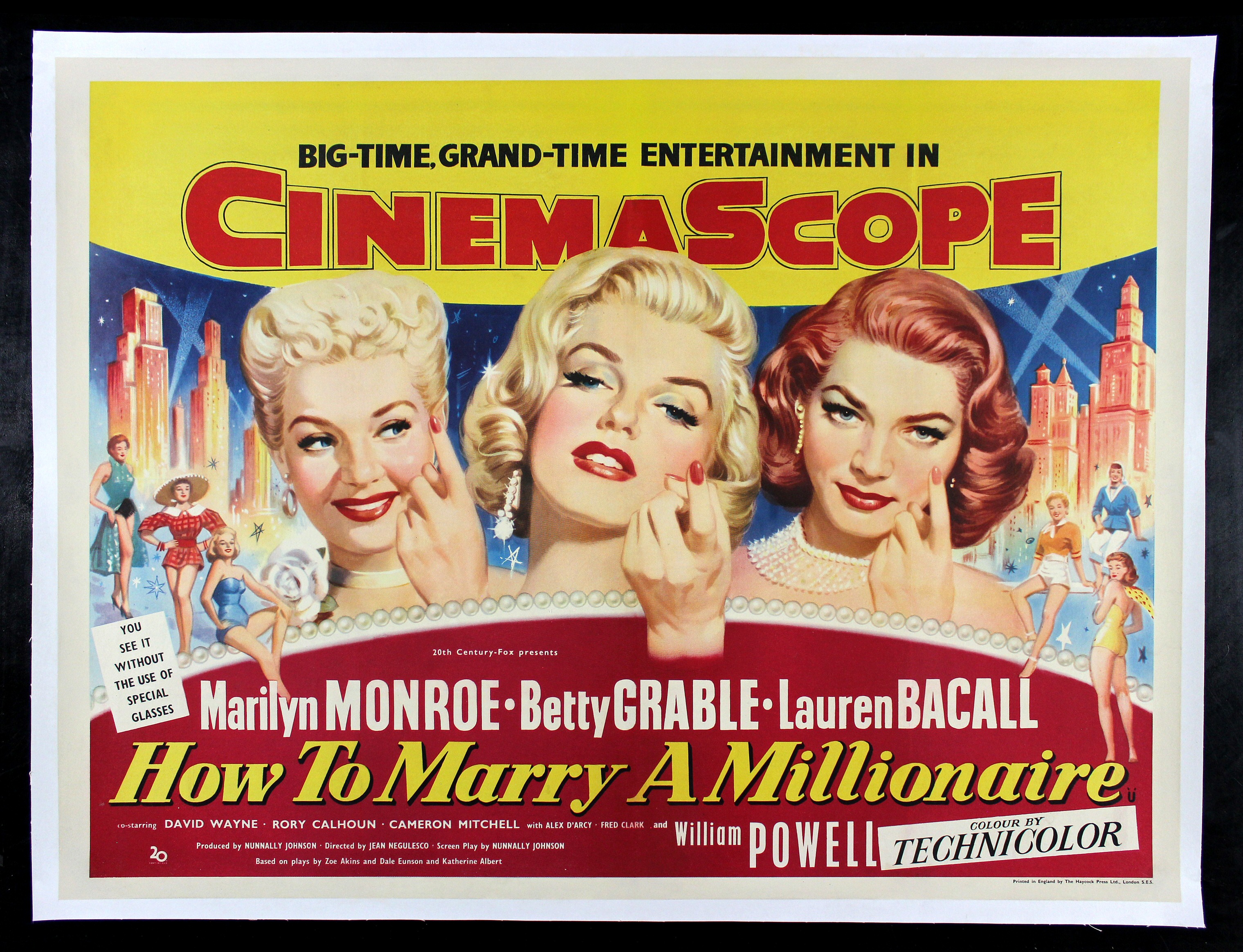 Выйти замуж за миллионера отзывы. Выйти замуж за миллионера с Мерлин Монро. (How to Marry a Millionaire) [1953] Постер. Как выйти замуж за миллионера Монро.
