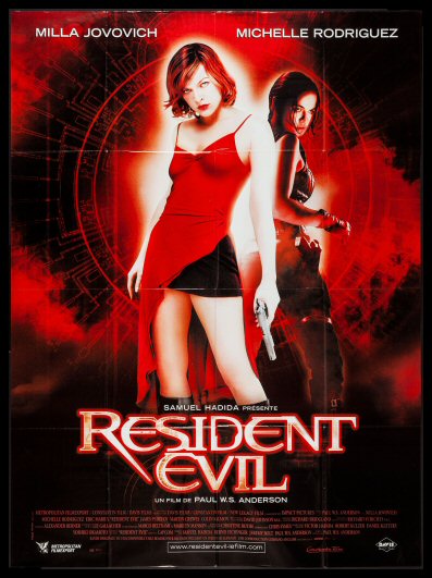 RESIDENT EVIL * CineMasterpieces FRENCH ZOMBIE MILLA JOVOVICH MOVIE ...