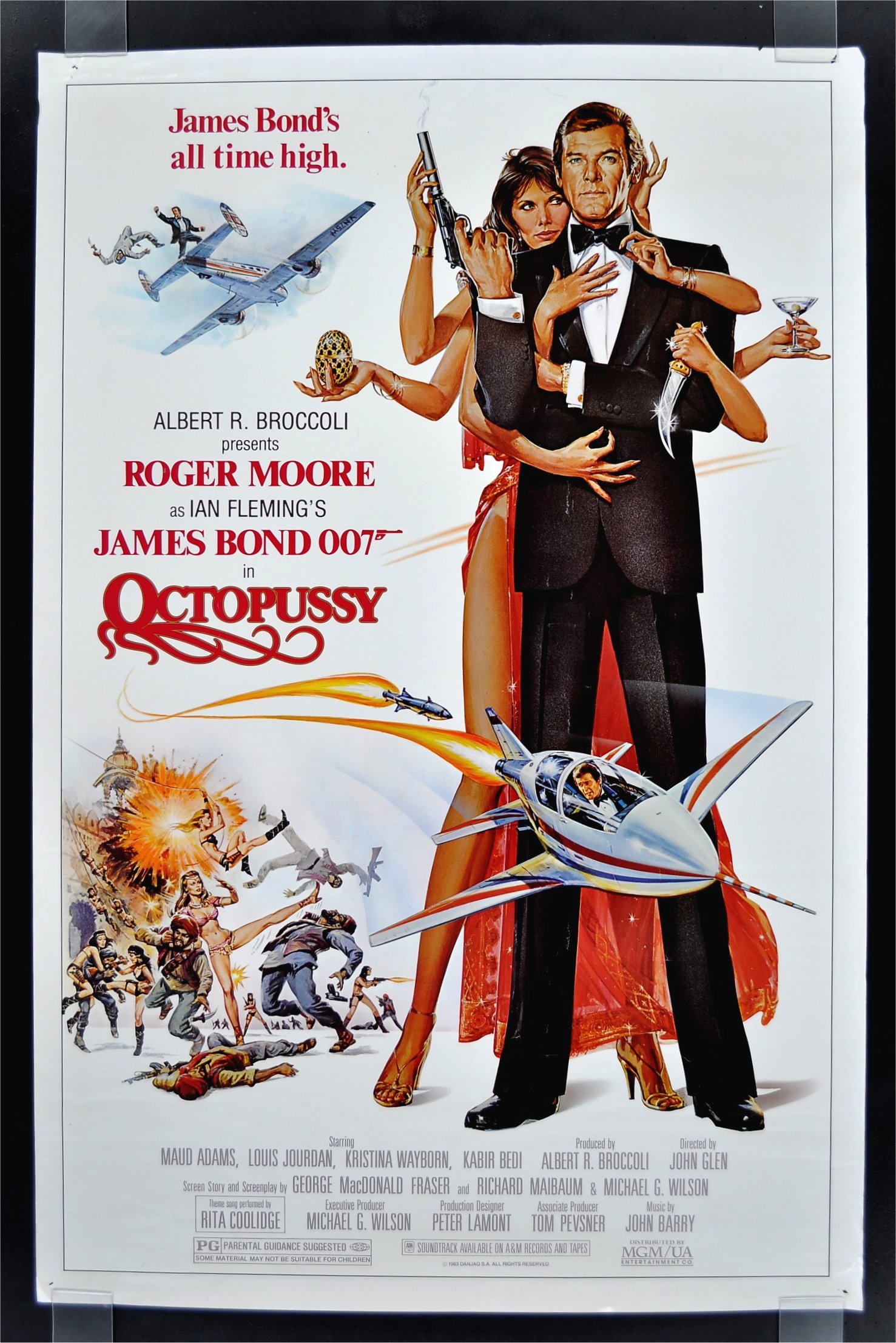 Octopussy (1983) | James bond movie posters, James bond movies, Bond movies