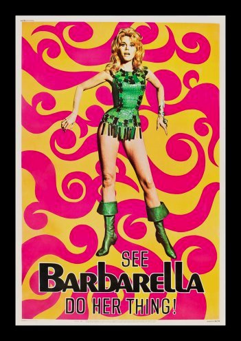 BARBARELLA * 40x60 ORIGINAL MOVIE POSTER 1968 SIXTIES  