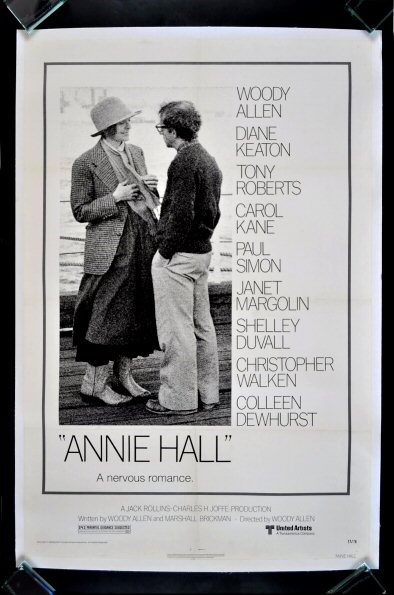 ANNIE HALL * 1SH ORIG MOVIE POSTER 1977 WOODY ALLEN  