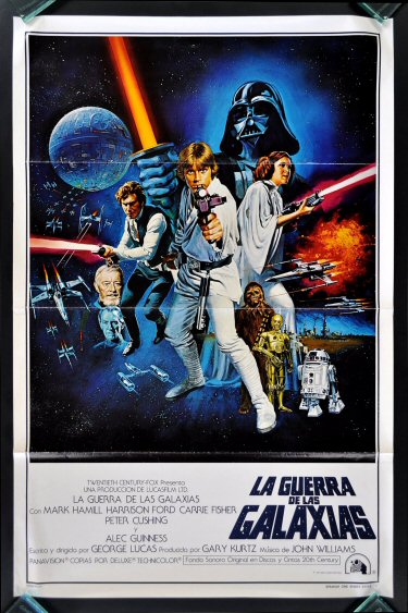 STAR WARS * 1SH ORIG MOVIE POSTER 1977 SPANISH STYLE C  