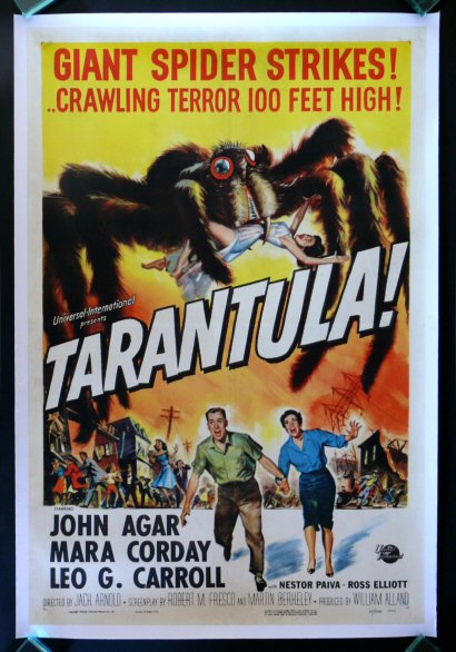 TARANTULA *1SH ORIG MOVIE POSTER SPIDER SCI FI MONSTER  