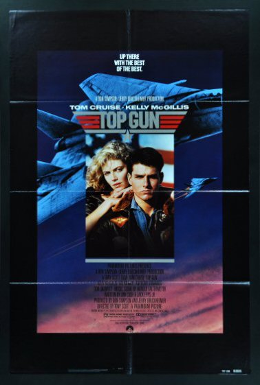 TOP GUN * NAVY AVIATOR MOVIE POSTER JET AVIATION PILOT  