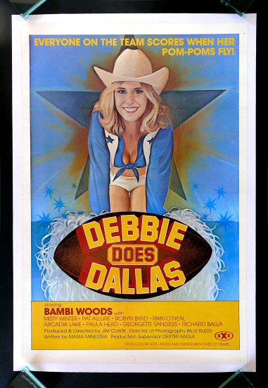 Debbie Does Dallas Original Movie Poster 1978 Adult X