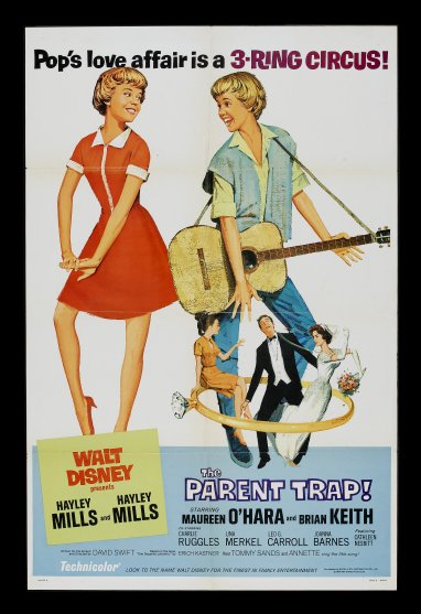 THE PARENT TRAP * 1SH ORIG MOVIE POSTER 1968 RR DISNEY  