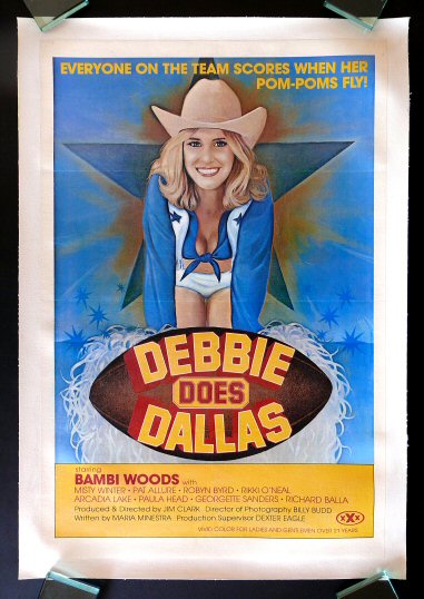 Debbie Does Dallas 1sh Orig Movie Poster 1978 Rated X