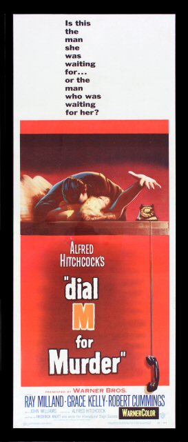 DIAL M FOR MURDER * MOVIE POSTER HITCHCOCK GRACE KELLY  