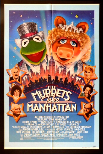 THE MUPPETS TAKE MANHATTAN* 1SH ORIG MOVIE POSTER 1984  