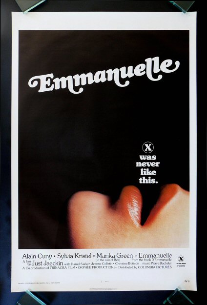 EMMANUELLE CineMasterpieces ROLLED ORIGINAL MOVIE POSTER RATED X ADULT 1975 - eBay