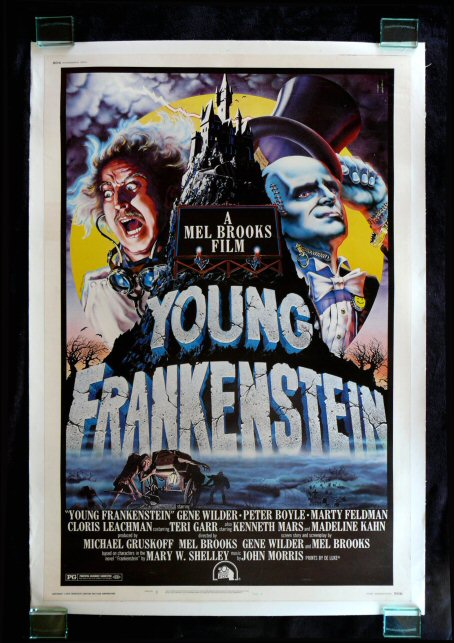 YOUNG FRANKENSTEIN * 40X60 ORIG MOVIE POSTER MEL BROOKS  